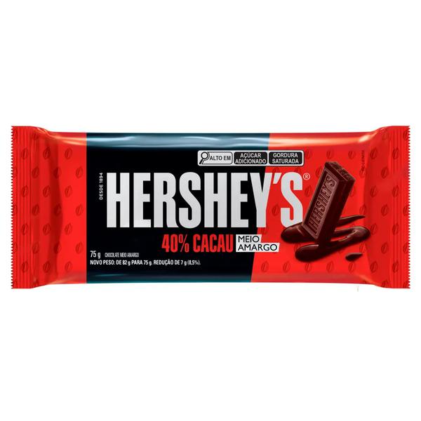 CHOC.HERSHEY'S MEIO AMARGO 75G C018