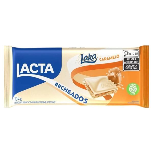CHOCOLATE LACTA 104GR LAKA CARAMELO