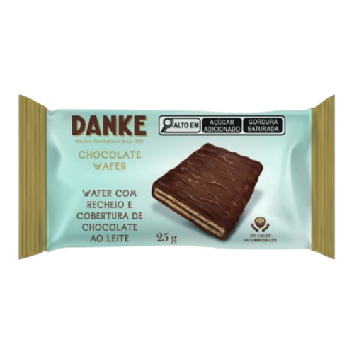 CHOCOLATE DANKE 25G WAFER AO LEITE