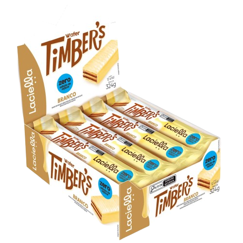 Chocolate Timbers Chocolate Branco Zero 27gr