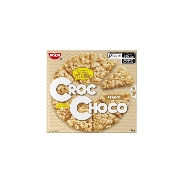 CHOCOLATE NISSIN CROC CHOCO 44G BRANCO