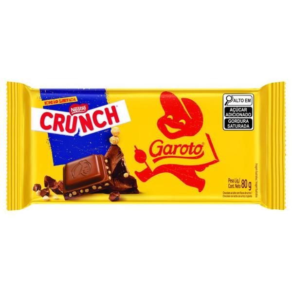 Choc Tab Garoto 80g Crunch