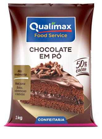 CHOCOLATE EM PO 50% CACAU QUALIMAX 1KG