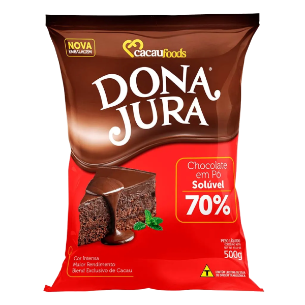 CHOCO DONA JURA PO  SOLUV 70% 500G 
