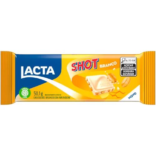CHOC LACTA  SHOT BRANCO 50,1G