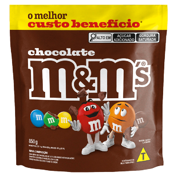 CONFEITOS M&M CHOCOLATE 132G