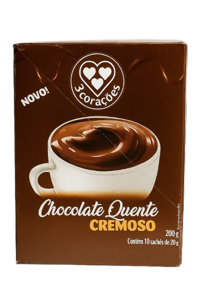 CAFE 3 CORACOES CHOCOLATE QUENTE CREMOSO 200GR