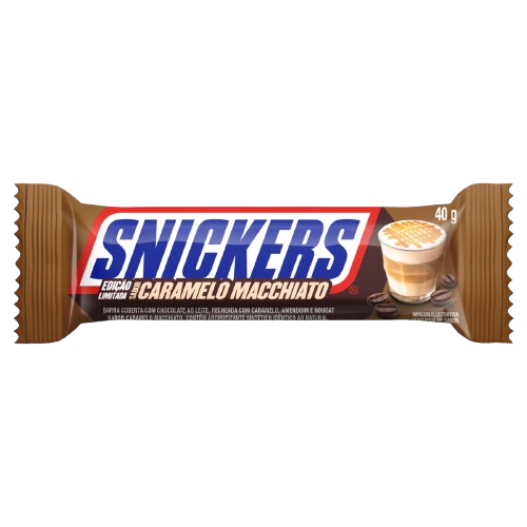 CHOCOLATE SNICKERS CARAMELO MACCHIATO 40G
