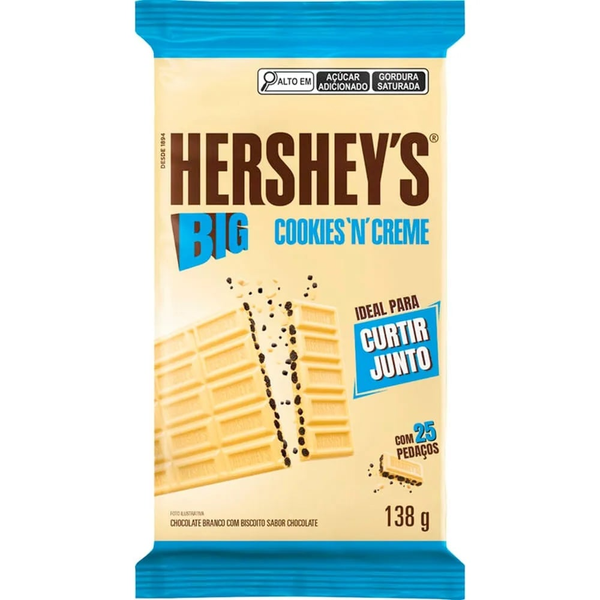 CHOCOLATE HERSHEYS COOKIES CREME 138G