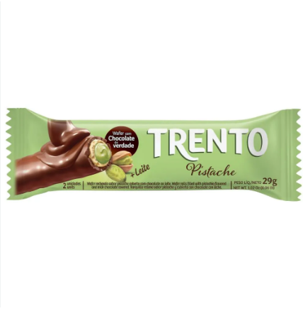 WAFER RECHEADO TRENTO PISTACHE