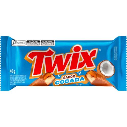 Chocolate C/ Caramelo Cocada Twix 40gr
