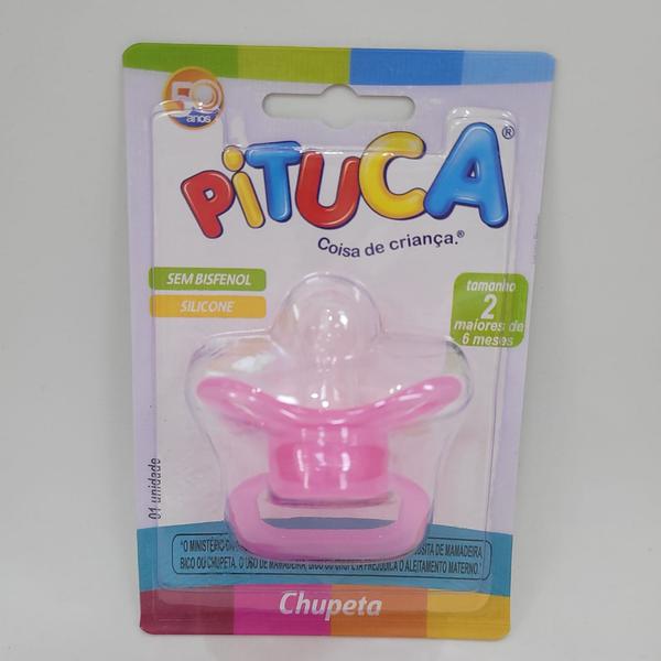 CHUPETA PITUCA DE SILICONE ORTO TAM2 AZU