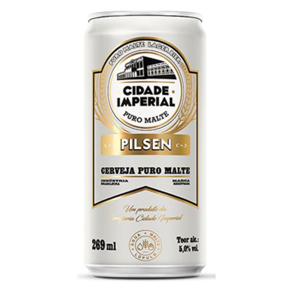 CERVEJA  IMPERIO IMPERIAL PILSEN  PURO MALTE LTA 269ML