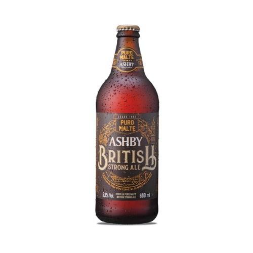 CERVEJA PURO MALTE ASHBY BRITISH 600ML STRONG ALE