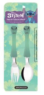 DISNEY KIDS 2 PECAS COLHER E GARFO STITC