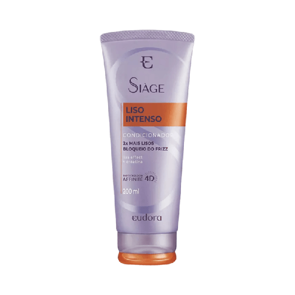 Condicionador Eudora Siage 200ml Liso Inteso