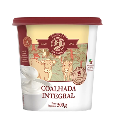 COALHADA FAZENDA DO PADRE INTEGRAL 500G