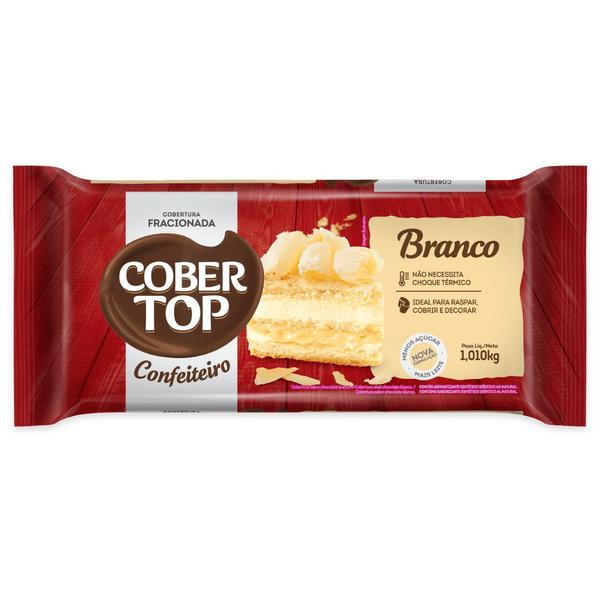 COBERTURA CHOCOLATE BRANCO COBER TOP 1KG