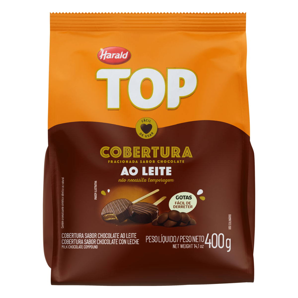Cobertura Chocolate  Harald 400g
