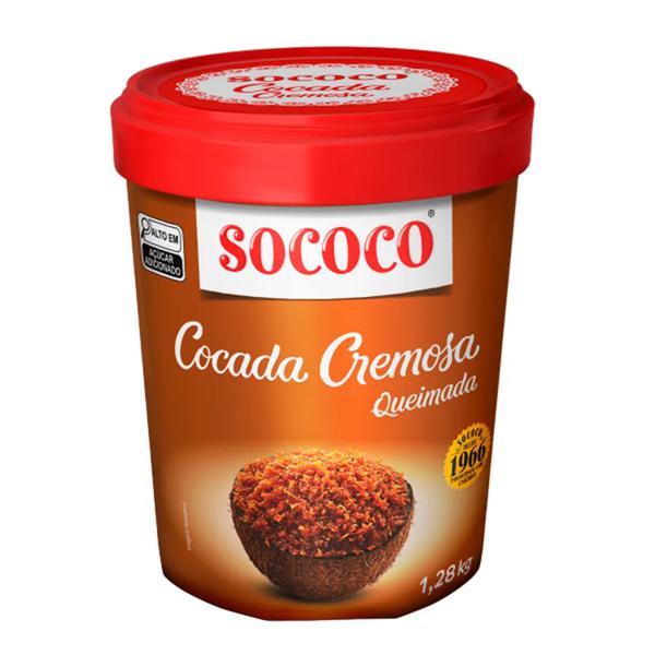 COCADA CREMOSA QUEIMADA POTE 1,280KG SOCOCO