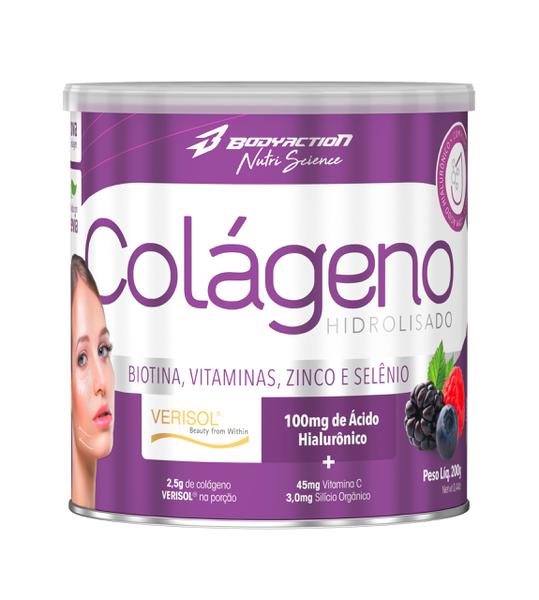 COLAGENO VERISOL ACIDO HIALUR 200G FRUTAS VERM BODYACTION