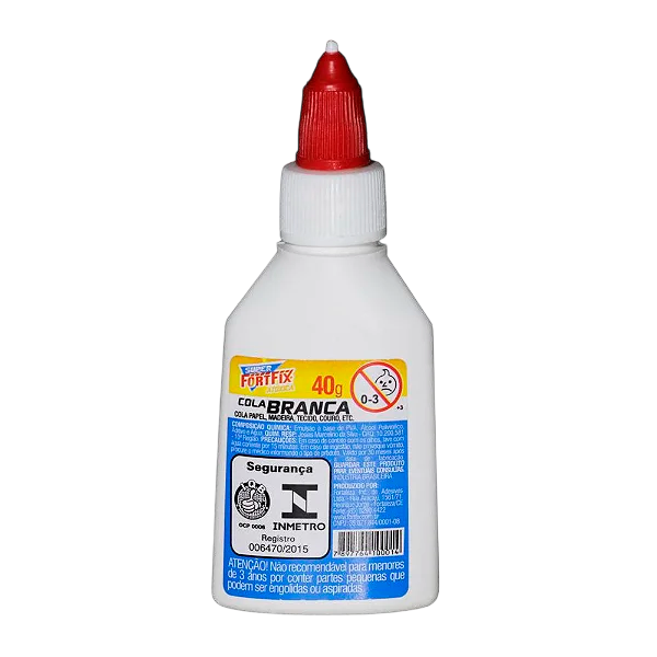 COLA BRANCA FORTFIX 40G