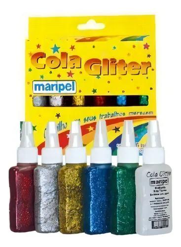 COLA GLITTER MARIPEL COM 6 DE 25G