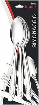 CONJUNTO MINI COLHERES CAFE INOX MONIZ REF 250.106,0106.300