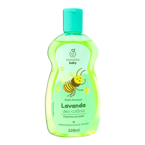 KIT XAMPU 220ML SAB 210ML BIOMATIKA BABY LAVANDA/ DA CABECA AOS PES
