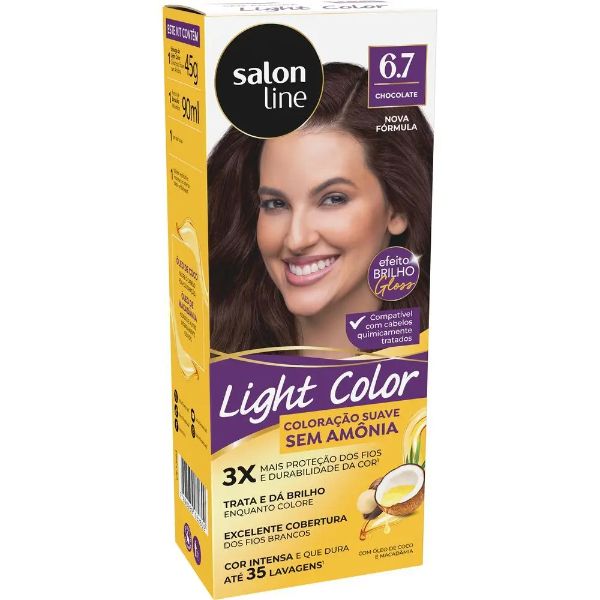 TINT SALON LINE LIGHT COLO 6,76 CANELA