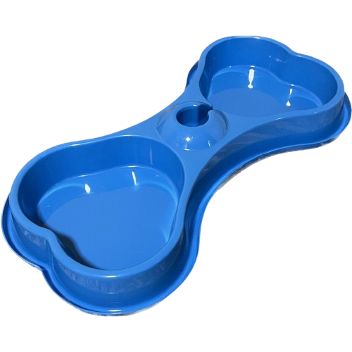 PET COMEDOURO DUPLA FUNCAO PET INJET 400ML/400G AZUL