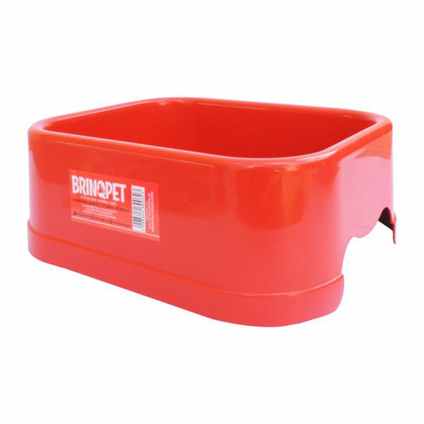 COMEDOURO BRINQPET ANT FORMIG 650ML VERM