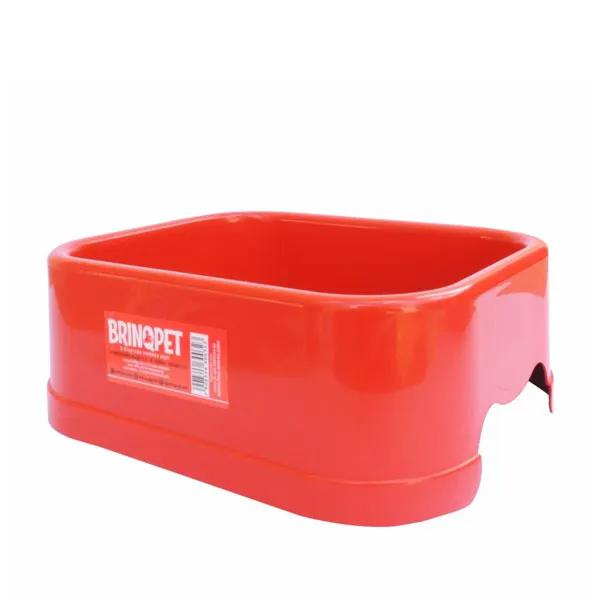 COMEDOURO BRINQPET ANT FORMIG 350ML VERMELHO