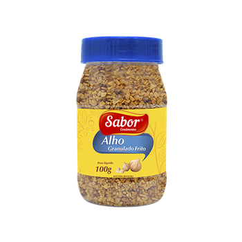 TEMPERO SABOR ALHO GRANULADO FRITO 100G