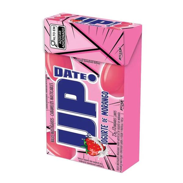 CONFEITO MAST UP IOGURTE MORANGO 12UN