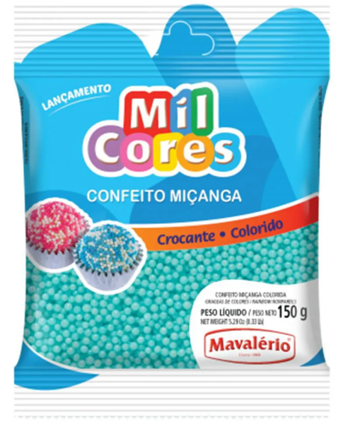 CONFEITO MICANGA BABY AZUL N 0 150G