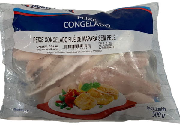 PEIXE MAPARA BOM PEIXE FILE SEM PELE 500G