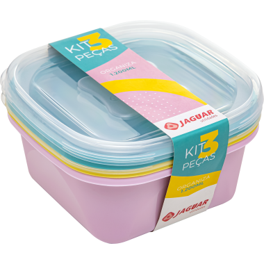 KIT ORGANIZA JAGUAR QUAD 3PCS 1,2L