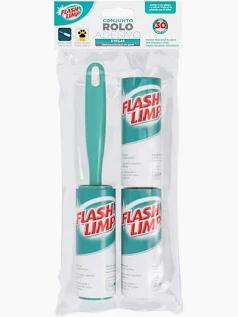 KIT ROLO ADESIVO FLASH LIMP 3UN