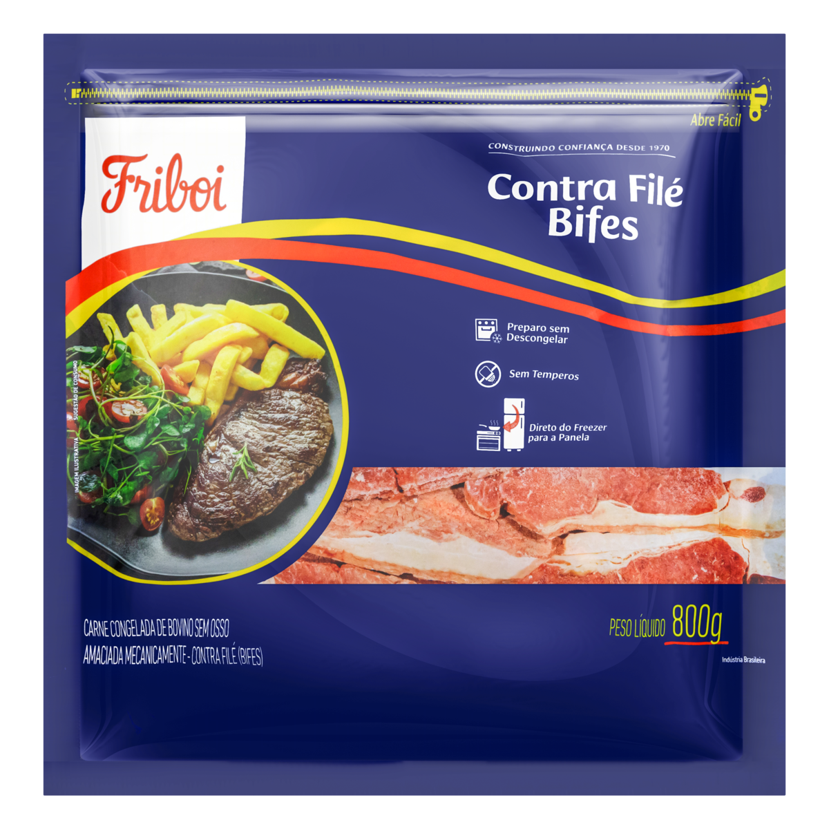 CONTRA FILE BOVINO EM BIFE FRIBOI