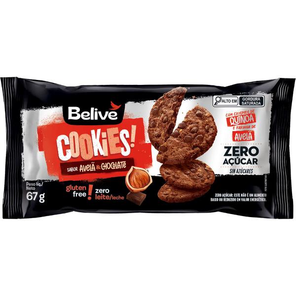 COOKIES BELIVE 67G AVELA/CHOC S/GLUTEN