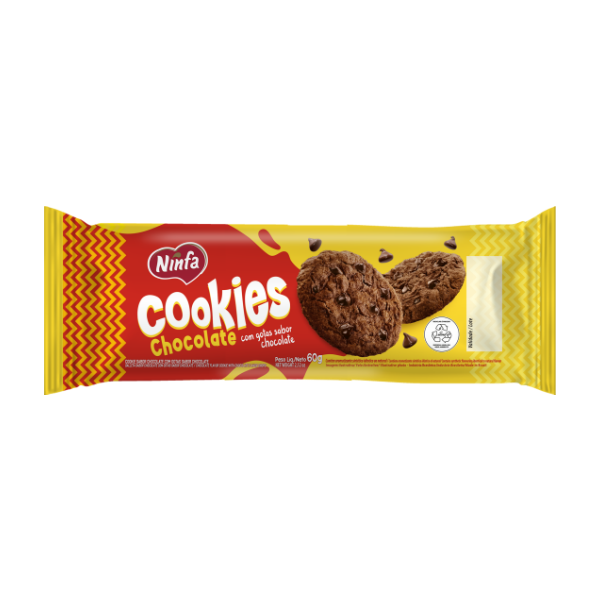 Biscoito Cookies Ninfa Chocolate