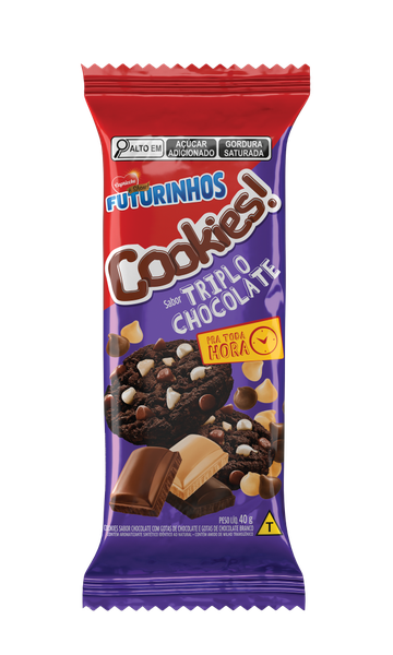 BISC COOKIES FUTURINHOS 60G TRIP CHOC