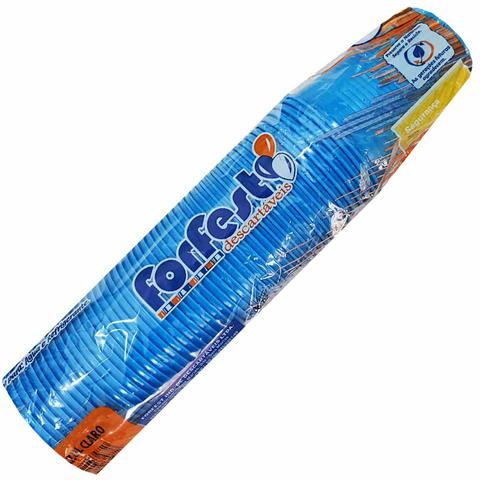 COPO ANIV FORFEST AZUL CLARO 200ML C/50
