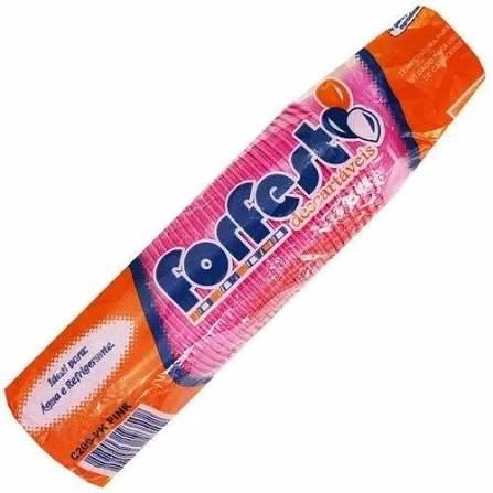 COPO ANIV FORFEST ROSA NEON 200ML C/50