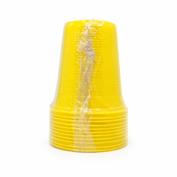 COPO FEST LAR PLAST 200ML 10UN AMARELO