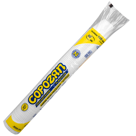 COPO DESC.COPOZAN 80ML C/100 TRANSP.