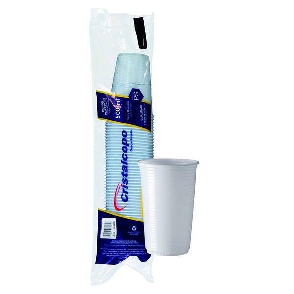 COPO DESC CRISTALCOPO BCO 250ML C/100UN