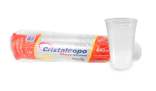 COPO PP CRISTALCOPO PLAS CRI 440ML PCT C/50UN