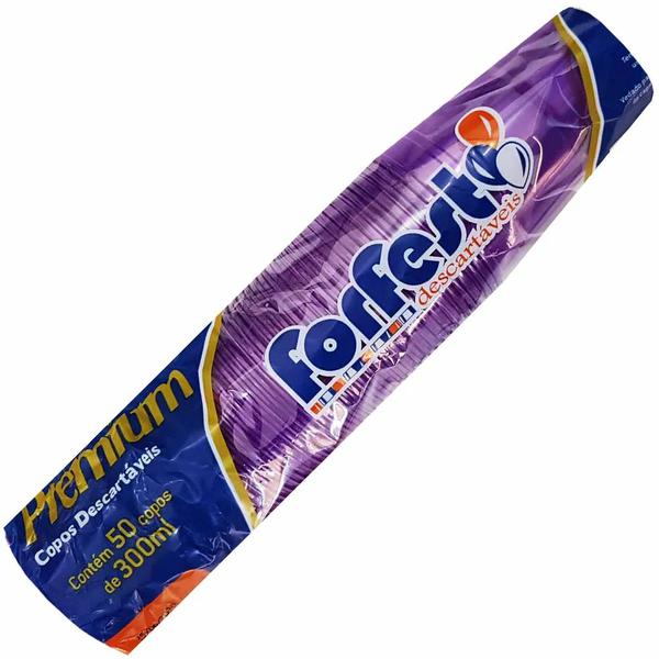 COPO FORFEST ROXO 200ML 50UN